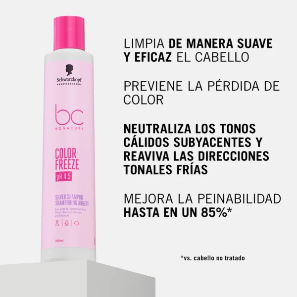 Bonacure Color Freeze Champú Especial Canas